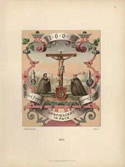 Johann Hipelli and his wife kneeling