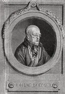 Writter Prints: Johann Jakob Bodmer (1698 1783) Swiss-German critic and po