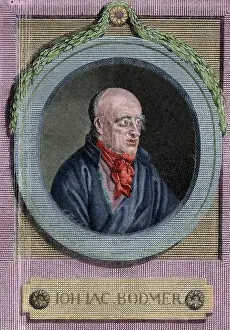 Writter Prints: Johann Jakob Bodmer (1698 A?i? 1783) Swiss-German critic an