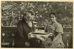 Images Dated 1st May 2018: Johannes Brahms and Adele Strauss