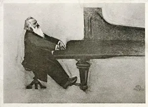 1833 Prints: Johannes Brahms, German composer