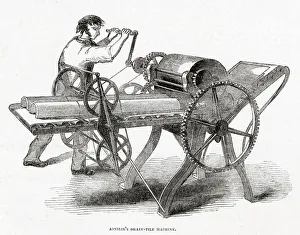 Images Dated 9th March 2020: John Ainslies tile machine 1846
