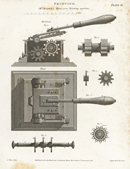 Mint Collection: John Bramahs banknote printing press