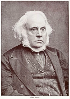 Radical Collection: John Bright (1811 - 1889), British radical and Liberal statesman. Date: 1879