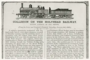 Collision Prints: John Bright- collision on the Holyhead Railway