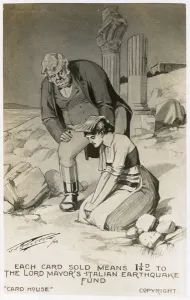 John Bull coming to the aid of Victims of Messina Earthquake John Bull coming to the aid of Victims of Messina Earthquake