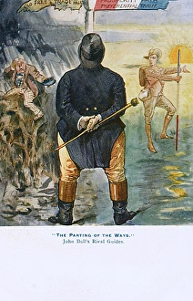 Furniss Gallery: John Bull standing at the parting of the ways