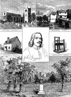 Elstow Gallery: John Bunyans Bedford, 1874
