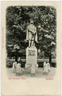 Baptist Prints: John Bunyans Statue, Bedford, Bedfordshire