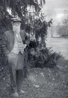 Burroughs Prints: John Burroughs, author and naturalist, full-length portrait
