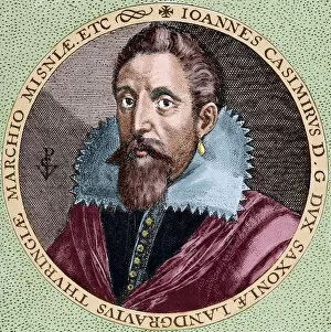 Images Dated 17th January 2013: John Casimir, Count Palatine of Simmern (1543-1592). Engravi
