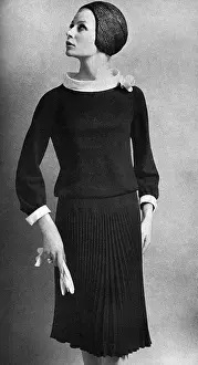 Pique Prints: John Cavanagh day dress, 1965