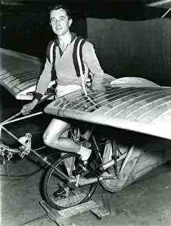 John Cecil Wimpenny, 1922-2015, in the de Havilland Puff?
