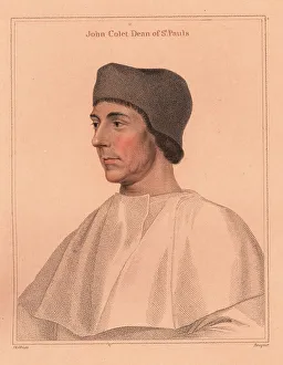 Erasmus Prints: John Colet, Dean of St. Paul's Cathedral