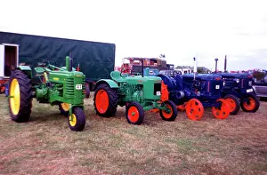 Thurlow Prints: John Deere B, Fendt Dieselross F20, and Fordson tractors