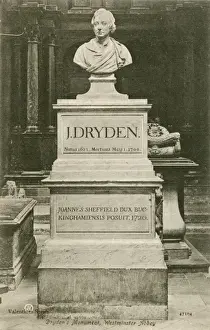 John Dryden - Monument in Westminster Abbey