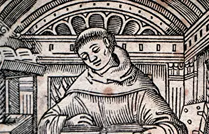 Robe Prints: John Duns Scotus (1266-1308). Scottish philosopher and Franc