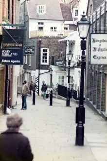 John England, Estate Agent sign in Hampstead