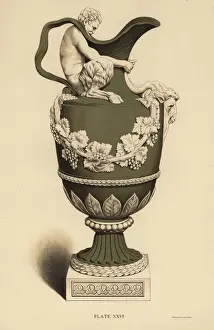 Ceramics Prints: John Flaxmans wine vase