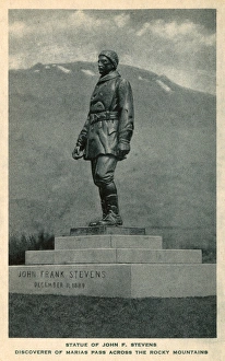 John Frank Stevens - Discovered Marias Pass over the Rockies John Frank Stevens - Discovered Marias Pass over the Rockies