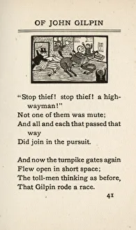 Images Dated 22nd September 2017: John Gilpin chased by Turnpike men