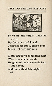 Images Dated 22nd September 2017: John Gilpins rides on the back of an out-of-control horse