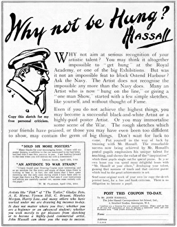 John Hassall Correspondence Art School, WW1