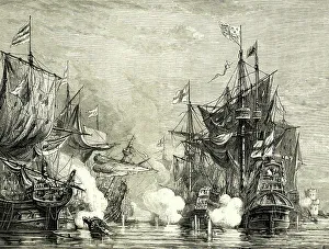 Hawkins Prints: John Hawkins at the Battle of San Juan de Ulua