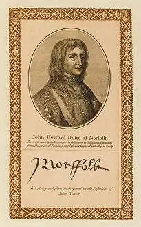 Auto Graph Prints: John Howard of Norfolk