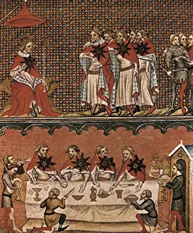 Creates Prints: John II of France creates the Order of the Star