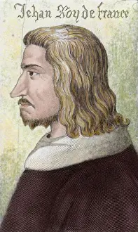 Valois Prints: John II the Good (1319-1364). King of France (1350-1364)