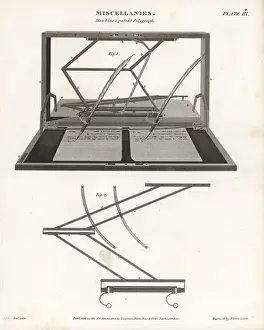 Abraham Prints: John Isaac Hawkins patent polygraph machine or autopen