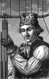 1744 Prints: John Jeffries, Balloonist