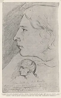 Haydon Prints: John Keats / Haydon Sketch
