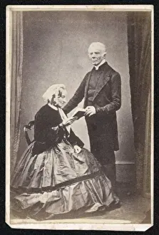 Crinoline Prints: John Keble / Wife / Cdv