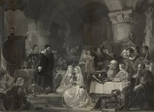 Administering Gallery: John Knox administering the first Protestant sacrament