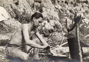 Mediterranean Collection: John Laverick, SBS on Crete during Operation Albumen - WWII