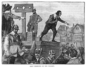Pillory Collection: John Lilburne at Pillory