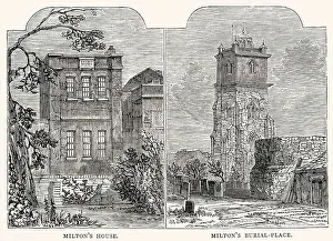 Cripplegate Prints: John Milton's (1608 - 1674)