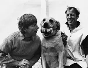 John Noakes at Land End, Cornwall