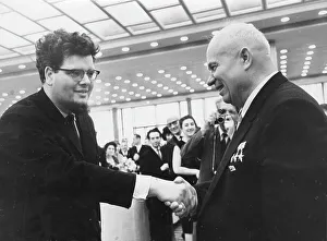 Premier Prints: John Ogdon, British concert pianist, with Nikita Khrushchev