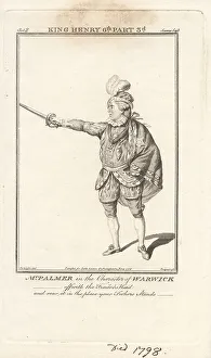 Charles Grignion Prints: John Palmer as the Earl of Walwick in King Henry VI, Part 3
