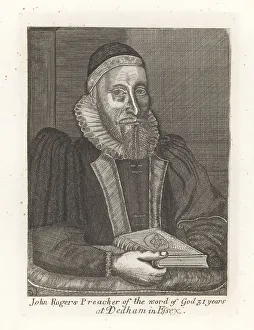George Jones Prints: John Rogers, English Puritan preacher, c. 1570-1636