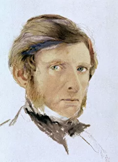 Images Dated 3rd July 2012: John Ruskin Selfportrait