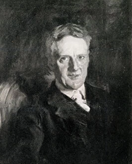 Seymour Collection: John Seymour Lucas, artist, portrait by John Singer Sargent