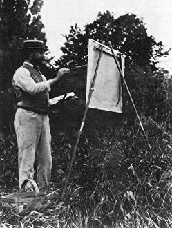 Images Dated 19th April 2016: John Singer Sargent painting outdoors