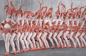 Bergere Prints: The John Tiller Girls from La Folie Du Jour at the Folies Be