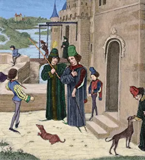 Conqueror Prints: John V, Duke of Brittany (ca. 1340-1399) called the Conqueror