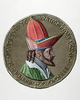 Personatge Prints: John VIII Palaiologos (1392-1448). Penultimate reigning Byza