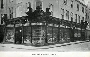 Images Dated 27th May 2021: John W Orviss shop - Beresford Street, Jersey, Channel Is